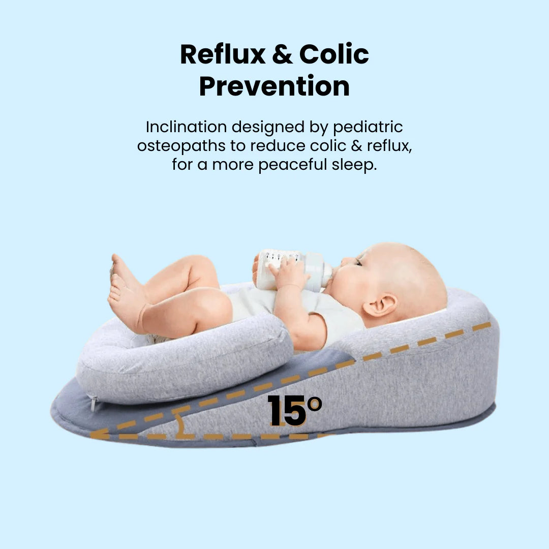 DrömNäste™ Baby Nest - Ultimaattinen Vauvapesä, Joka Antaa Tukea Pään Ympärille.