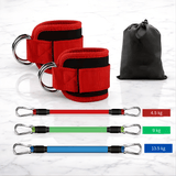 BootyFlex – Nilkkapohjainen vastuskuminauhasetti säädettävällä kuormituksella jalkoihin, lantioon ja kotitreeneihin