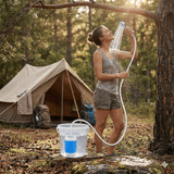 CampFlow - Kannettava suihkuyksikkö vesipumpulla
