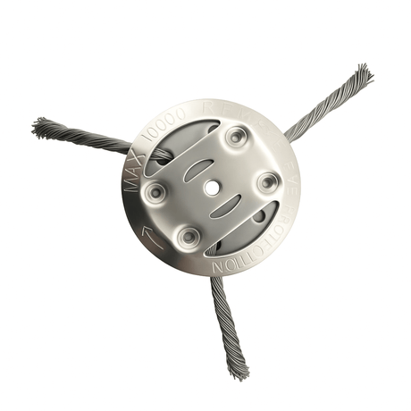 SteelSweep – Universellt Stålborsthuvud för Grästrimmer | För Mossa, Ogräs & Rostborttagning