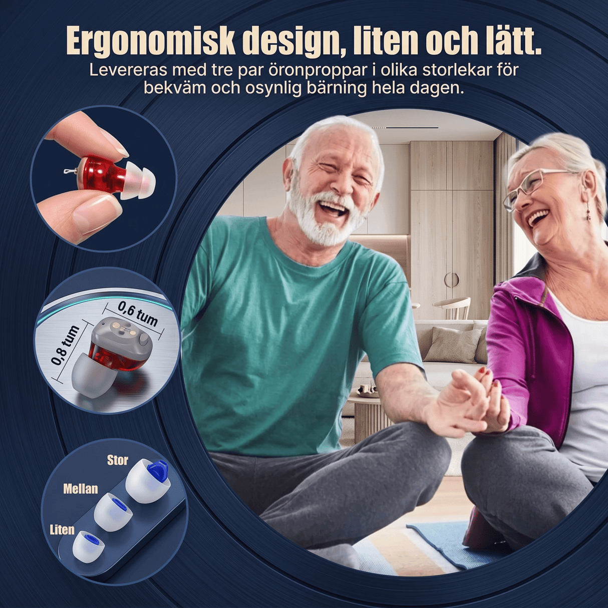 ClearTone - Huomaamattomat Kuulokojeet - Edistyksellinen Kuulokoje, Jossa on Melunvaimennusjärjestelmä