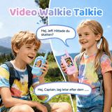 PlayTalk – Videokävelypuhelimet lapsille, 2 tuuman HD-näyttö, USB-C-lataus ja kaksisuuntainen viestintä