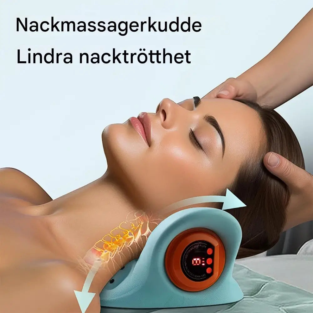 ThermaEase - sähköinen niskahierontatyyny, jossa on lämpö- ja EMS-teknologia