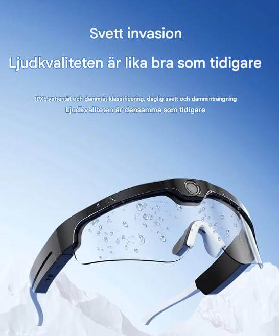 SmartSol - Aurinkolasit sisäänrakennetulla kameralla ja langattomilla kuulokkeilla | Kompakti ja toimiva aktiivisiin seikkailuihin