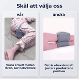 SleepAlign – Ergonominen muistivaahtotyyny jaloille ja polville, sivulla nukkuville – lievittää kipua lonkassa, selässä ja iskiasissa