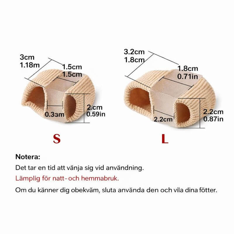 ToeAlign – Silikonipohjainen varpaiden erotin jalkaterän mukavuuteen, pedikyyriin ja jokapäiväiseen tukeen kengissä ja kotona