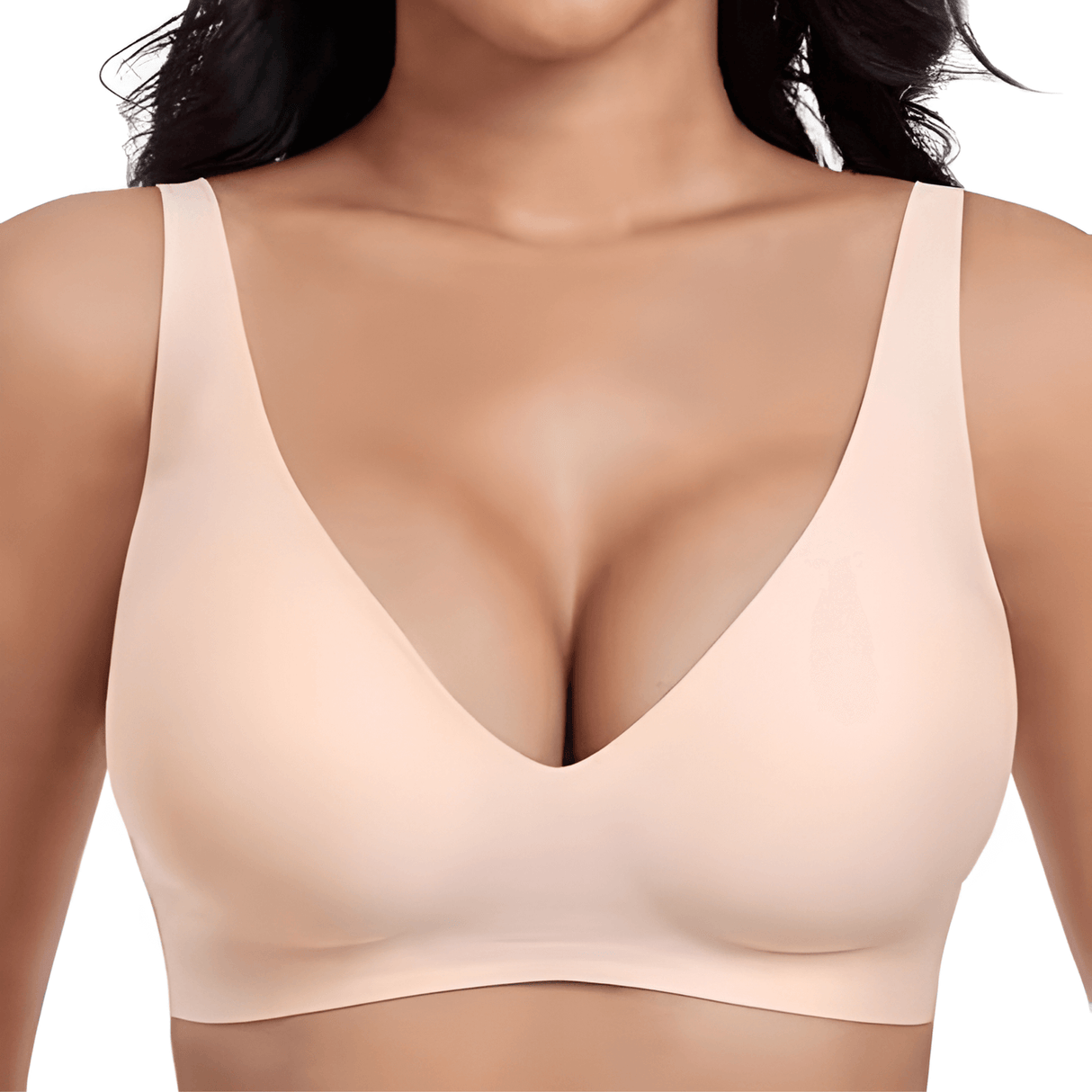 VeloraLift – Saumaton kaarituellinen rintaliivit, joissa on täyskuppi, syvä V-pääntie ja muotoonprässätyt kupit jokapäiväiseen mukavuuteen