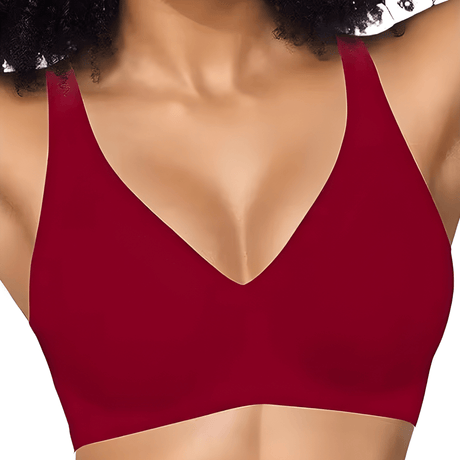 VeloraLift – Saumaton kaarituellinen rintaliivit, joissa on täyskuppi, syvä V-pääntie ja muotoonprässätyt kupit jokapäiväiseen mukavuuteen