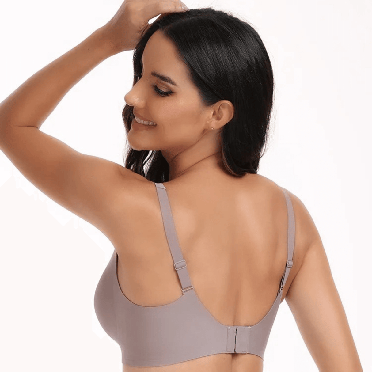 VeloraLift – Saumaton kaarituellinen rintaliivit, joissa on täyskuppi, syvä V-pääntie ja muotoonprässätyt kupit jokapäiväiseen mukavuuteen