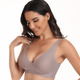 VeloraLift – Saumaton kaarituellinen rintaliivit, joissa on täyskuppi, syvä V-pääntie ja muotoonprässätyt kupit jokapäiväiseen mukavuuteen