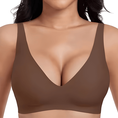 VeloraLift – Saumaton kaarituellinen rintaliivit, joissa on täyskuppi, syvä V-pääntie ja muotoonprässätyt kupit jokapäiväiseen mukavuuteen