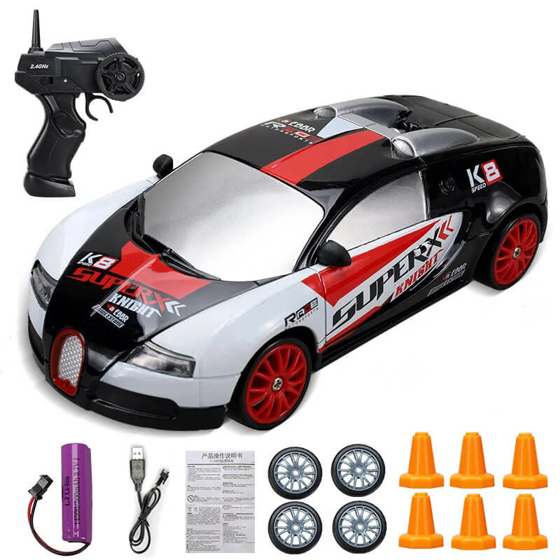 1:24 RC Drift Car neliveto - 15km/h nopea ja dynaaminen kilpa-ajo