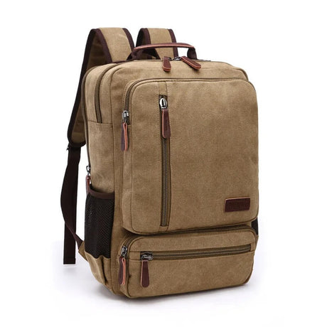NomadiqPack - Vintage Canvas reppu matkustamiseen | Tyyli, toiminto ja joustavuus yhdessä