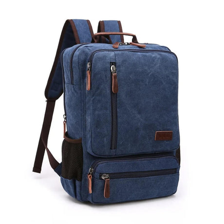 NomadiqPack - Vintage Canvas reppu matkustamiseen | Tyyli, toiminto ja joustavuus yhdessä