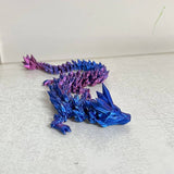 DragonMorph - 3D-tulostettu liikkuva lohikäärmeen malli koristeluun ja fantasiaan
