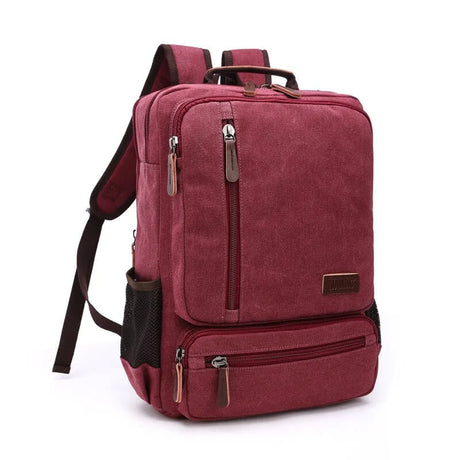 NomadiqPack - Vintage Canvas reppu matkustamiseen | Tyyli, toiminto ja joustavuus yhdessä