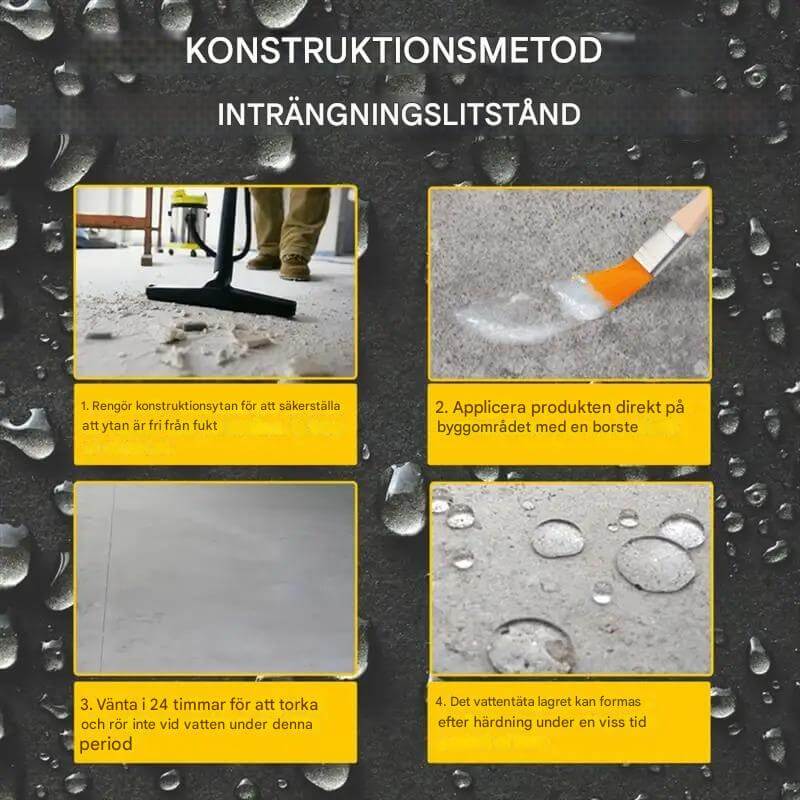 HydraCoat - Vedenpitävä pinnoite | Läpinäkyvä pinnoite vuotojen korjaamiseen