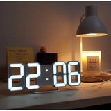 BrightChrono - 3D digitaalinen LED seinä- ja pöytä kello | Tyylikäs aikanäyttö kotiin ja toimistoon.