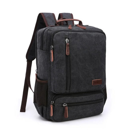 NomadiqPack - Vintage Canvas reppu matkustamiseen | Tyyli, toiminto ja joustavuus yhdessä