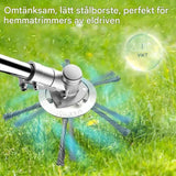 SteelSweep – Universellt Stålborsthuvud för Grästrimmer | För Mossa, Ogräs & Rostborttagning