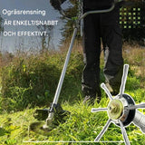 SteelSweep – Universellt Stålborsthuvud för Grästrimmer | För Mossa, Ogräs & Rostborttagning