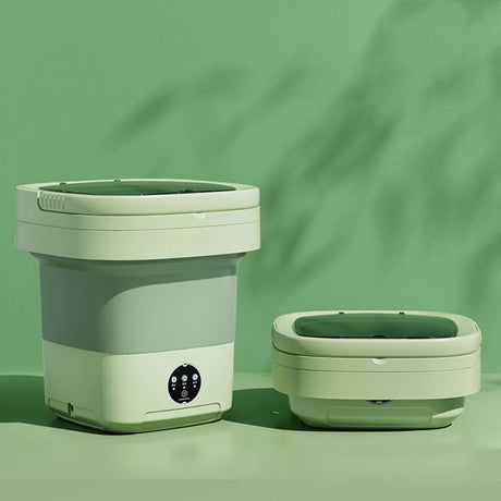 EcoWash™ - Tehokas ja Kokoontaitettava Mini Pyykinpesukone