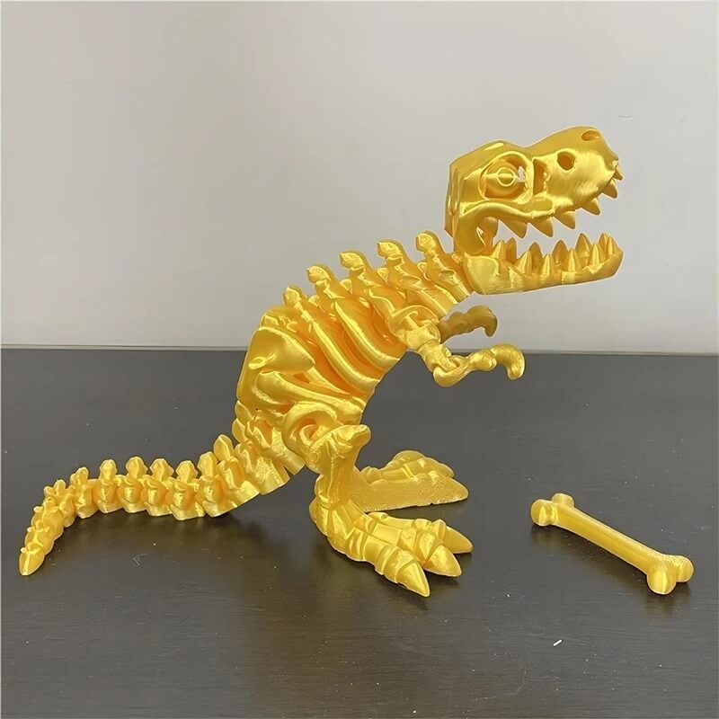 DinoFlex - Liikuteltava 3D-tulostettu dinosaurusmalli leikkiin ja sisustukseen