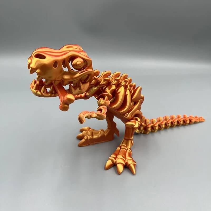 DinoFlex - Liikuteltava 3D-tulostettu dinosaurusmalli leikkiin ja sisustukseen