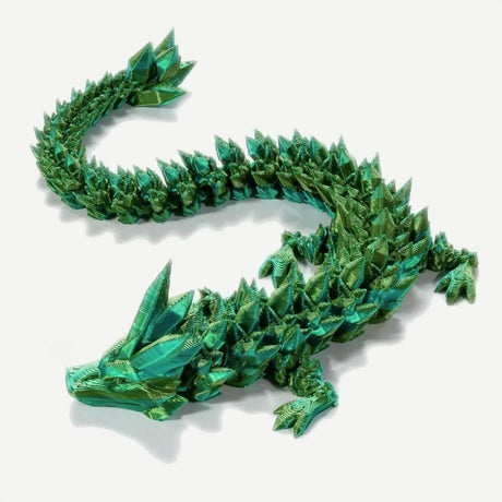 DragonMorph - 3D-tulostettu liikkuva lohikäärmeen malli koristeluun ja fantasiaan