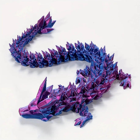 DragonMorph - 3D-tulostettu liikkuva lohikäärmeen malli koristeluun ja fantasiaan