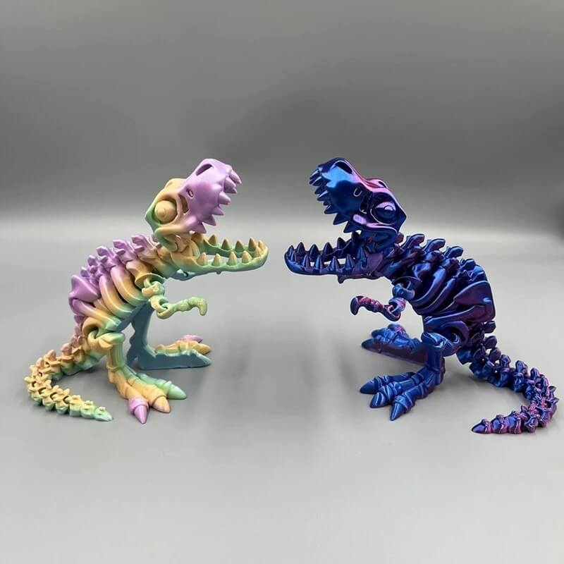 DinoFlex - Liikuteltava 3D-tulostettu dinosaurusmalli leikkiin ja sisustukseen