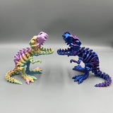 DinoFlex - Liikuteltava 3D-tulostettu dinosaurusmalli leikkiin ja sisustukseen