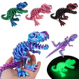DinoFlex - Liikuteltava 3D-tulostettu dinosaurusmalli leikkiin ja sisustukseen