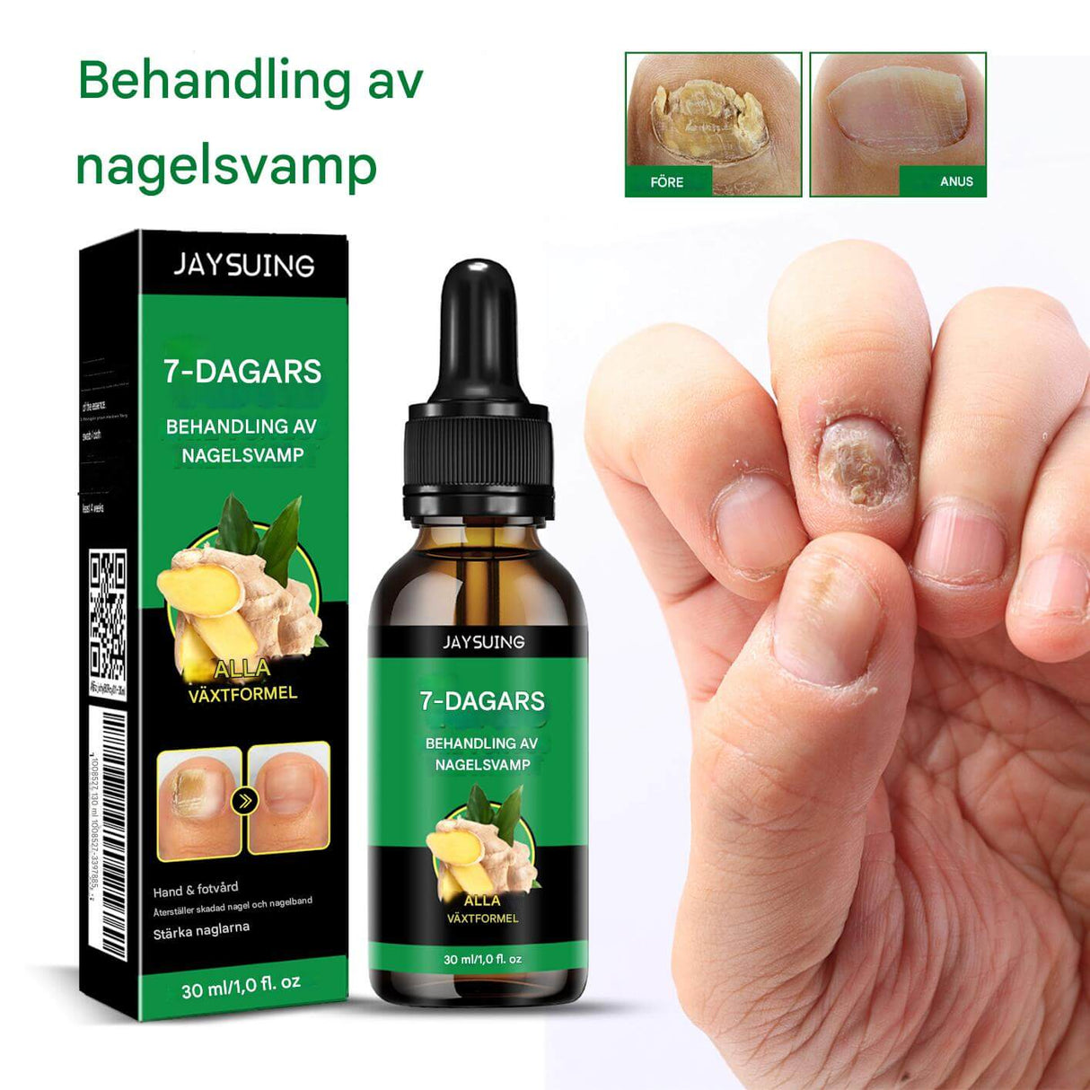 FungiClear - Anti-sieni kynsiseerumi | Tehokas kynsienhoito vahvempiin kynsiin.