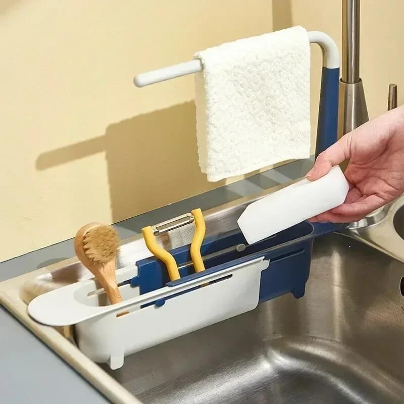 SinkSmart - Säädettävä lavuaarin säilytyskori | Pidä lavuaari siistinä tyylillä