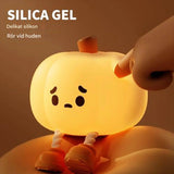 GlowShroom - Silikoni LED-yövalo | Pehmeä kurpitsa-, sieni- tai kummitusmuotoilu lastenhuoneisiin ja makuuhuoneisiin.