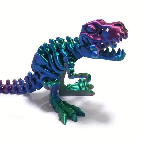 DinoFlex - Liikuteltava 3D-tulostettu dinosaurusmalli leikkiin ja sisustukseen