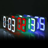 BrightChrono - 3D digitaalinen LED seinä- ja pöytä kello | Tyylikäs aikanäyttö kotiin ja toimistoon.