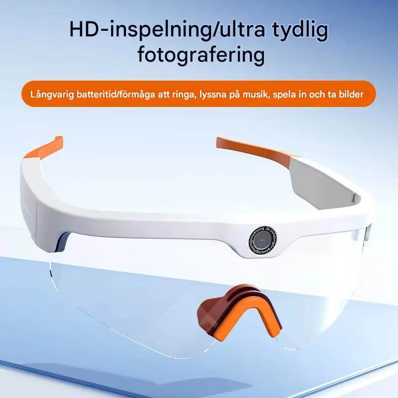 SmartSol - Aurinkolasit sisäänrakennetulla kameralla ja langattomilla kuulokkeilla | Kompakti ja toimiva aktiivisiin seikkailuihin