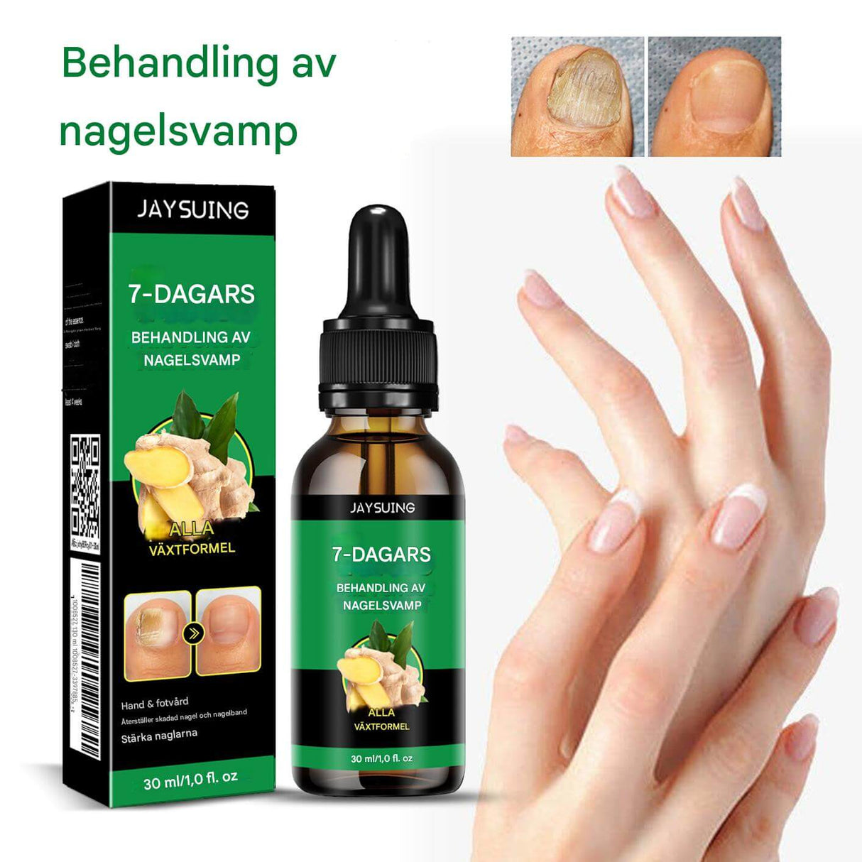 FungiClear - Anti-sieni kynsiseerumi | Tehokas kynsienhoito vahvempiin kynsiin.