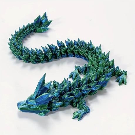 DragonMorph - 3D-tulostettu liikkuva lohikäärmeen malli koristeluun ja fantasiaan