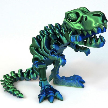 DinoFlex - Liikuteltava 3D-tulostettu dinosaurusmalli leikkiin ja sisustukseen