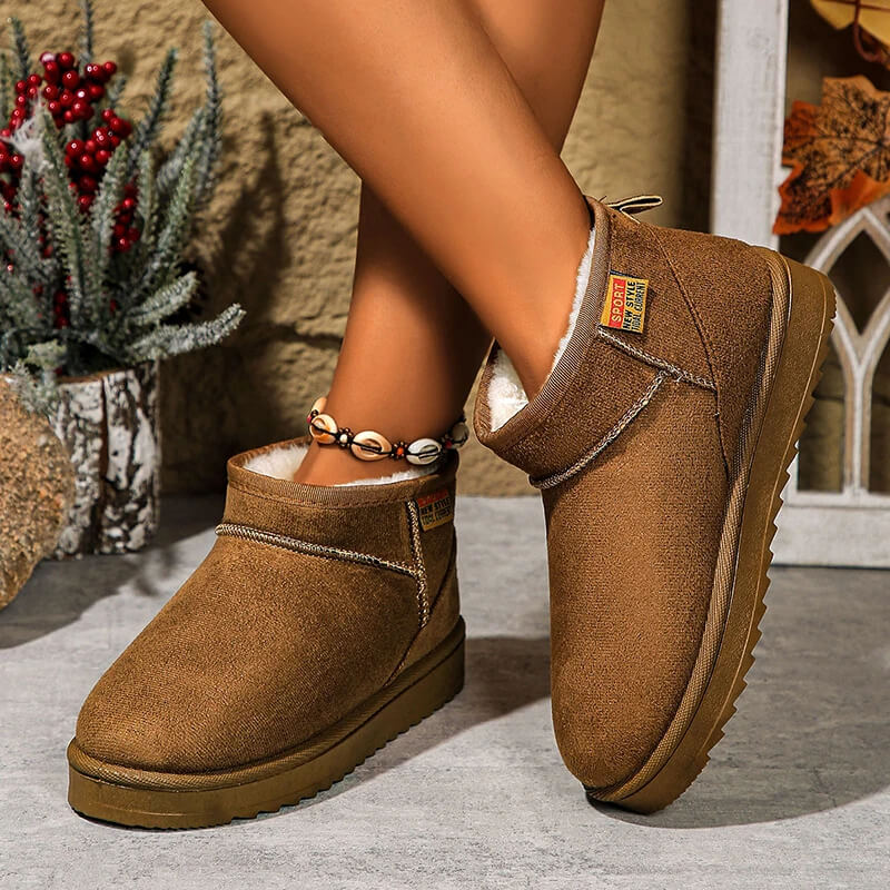 UCC Dam Mockaboots – Varmfodrade Vinterskor Slip-on