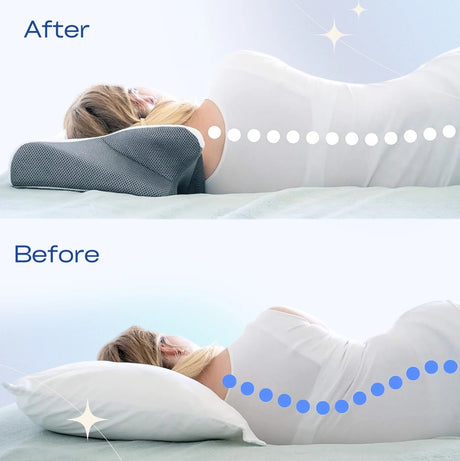Snoozeit.™ - Ergonominen ja mukava ortopedinen niskatyyny.