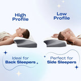 Snoozeit.™ - Ergonominen ja mukava ortopedinen niskatyyny.