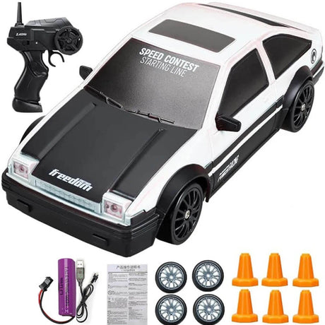 1:24 RC Drift Car neliveto - 15km/h nopea ja dynaaminen kilpa-ajo