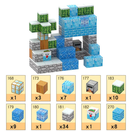 MiniCraft™ Magneettiset Rakennuspalikat – Luovuutta ja Oppimista Yhdessä Paketissa